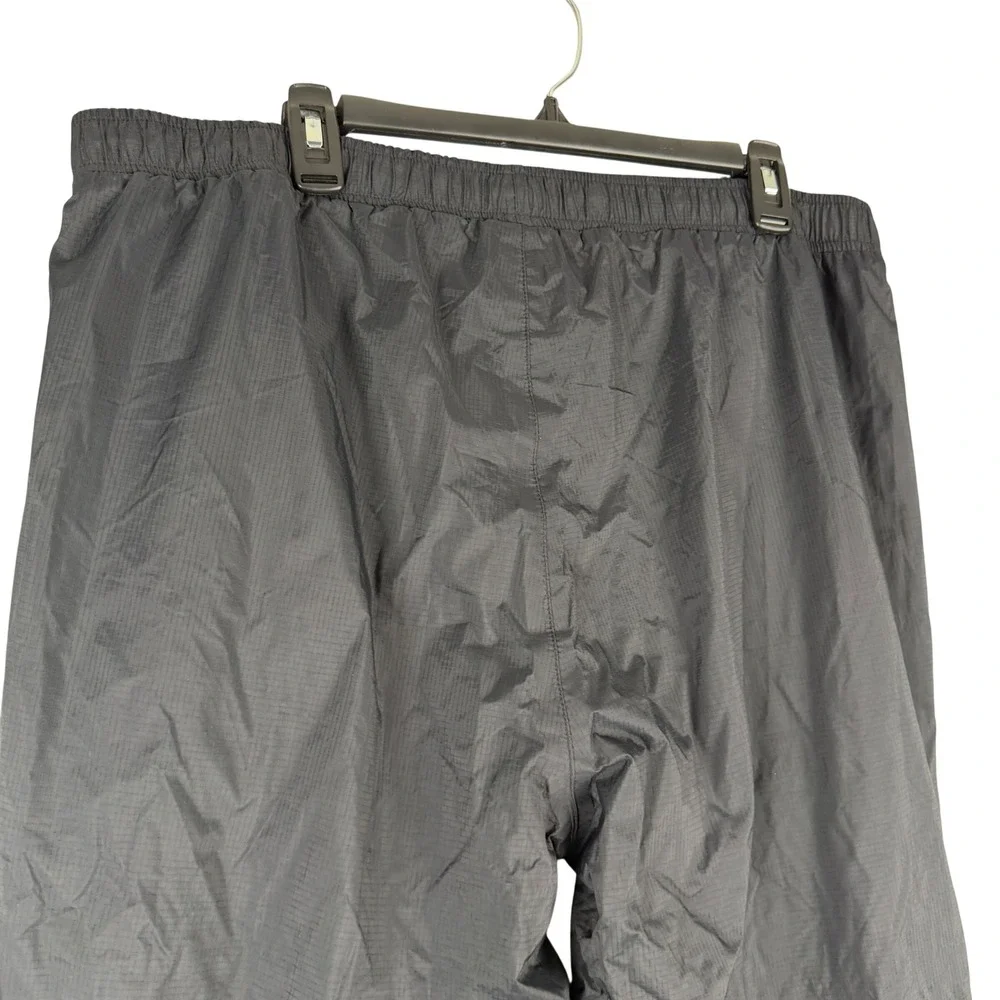 The North Face HyVent Rain Pants Mens XL Black Ripstop Waterproof Hiking Shell